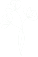 De afbeelding is erg vaag en nauwelijks zichtbaar, maar het lijkt een eenvoudige lijntekening te zijn van een bloem met drie bloesems en een lange steel, die doet denken aan delicaat PMU-kunstwerk.